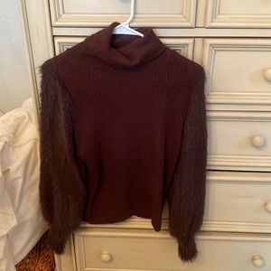 Brown turtleneck